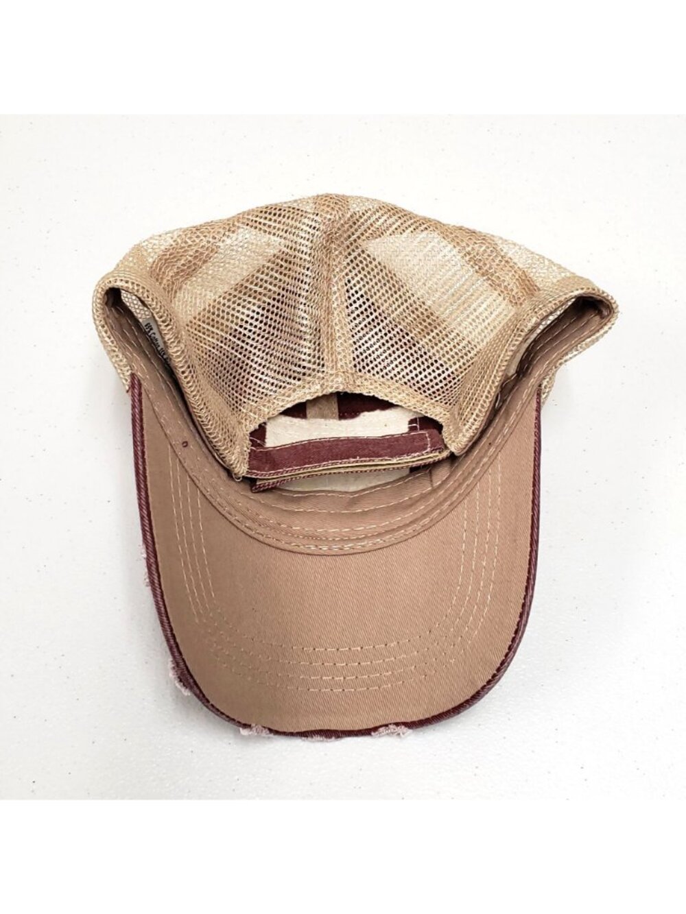 Katydid Weekend Womens Mesh Back Distressed Adjustable Hat Cap - Picture 7 of 8
